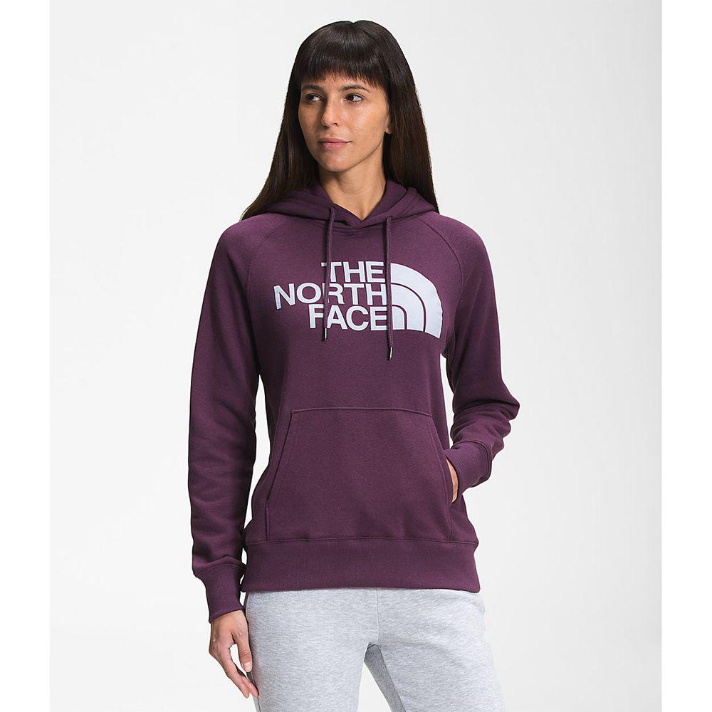 The North Face Half Dome Pullover Γυναικεια Φούτερ Hoodie - Μπορντο / Μαυρα (JXHR80142)